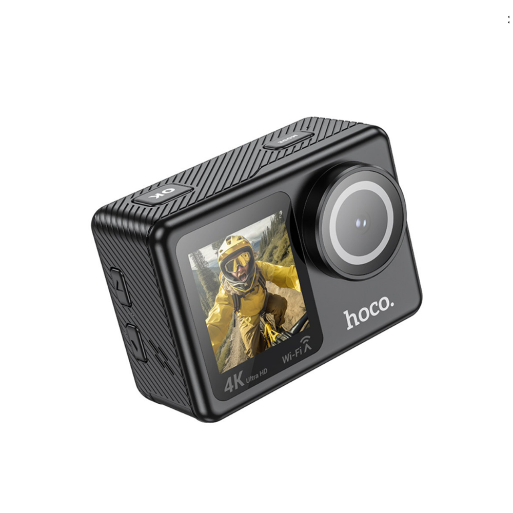 HOCO. DV101 4K WİFİ DESTEKLİ ÇİFT IPS EKRAN SPOR AKSİYON KAMERASI (GOPRO)